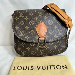 Louis Vuitton Brown and Tan Crossbody Bag